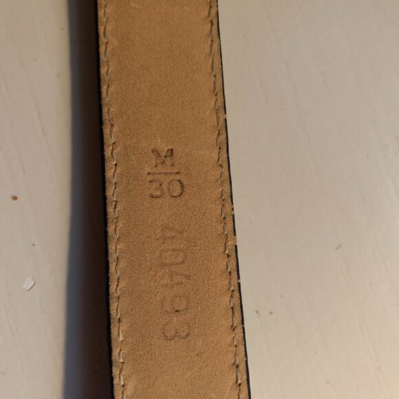 Brighton Vintage 90s Black Leather Belt S/M Silver Conchos Buckle Western - Picture 8 of 15